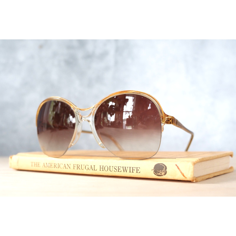 Vintage Bill Blass 1970s Sunglasses Disco retro Grandma Chic multi-color France